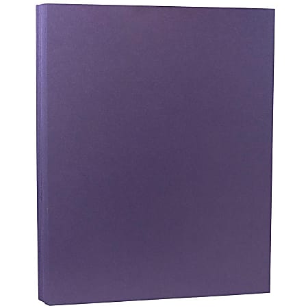 JAM Paper Color Multi Use Printer Copier Paper Letter Size 8 12 x 11 Pack  Of 50 Sheets 28 Lb Dark Purple - Office Depot